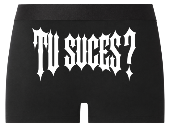 Boxer "Tu Suces ?" – Le boxer qui ose tout