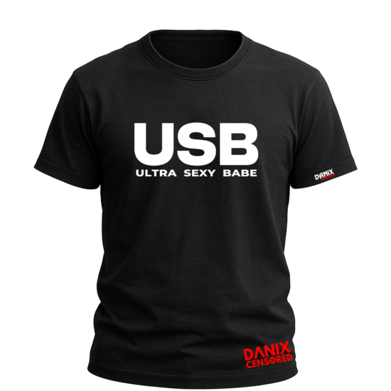 T-shirt USB Ultra Sexy Babe – La connexion qui attire tous les regards 😏