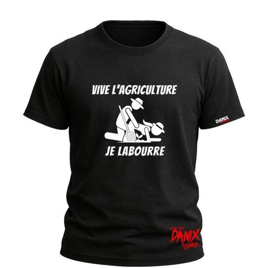 T-shirt Vive l'agriculture Je labourre
