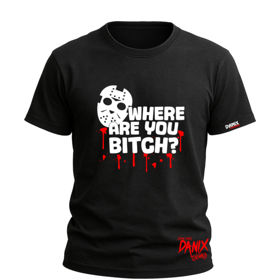 T-shirt “Where Are You Bitch ?” – Streetwear Humoristique