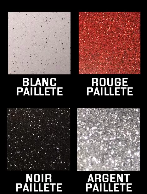 4 Couleurs Pailletées (Sur Demande)